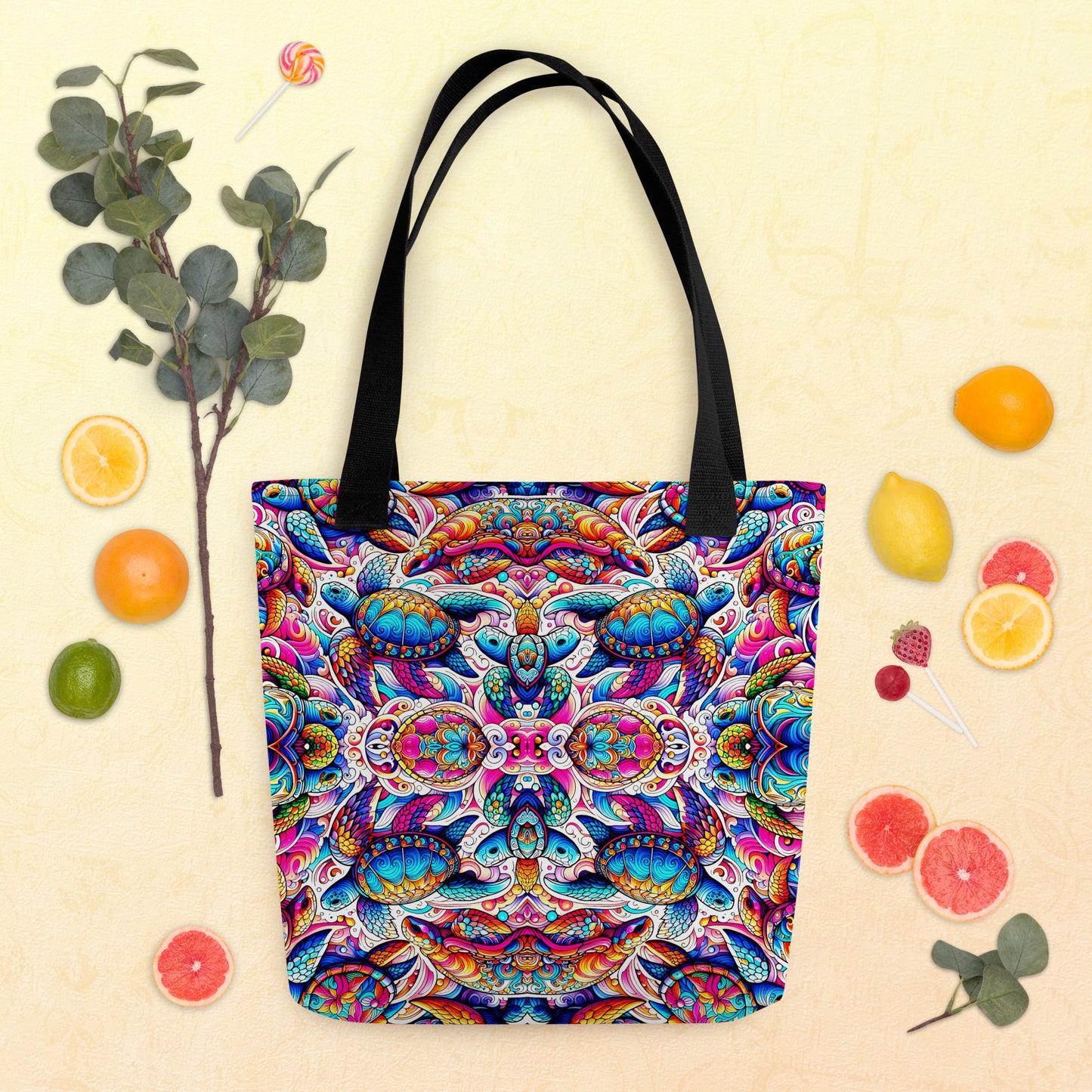 FLORIDA SEA TURTLE TOTE BAG - FL Sea Turtle Tote Bag