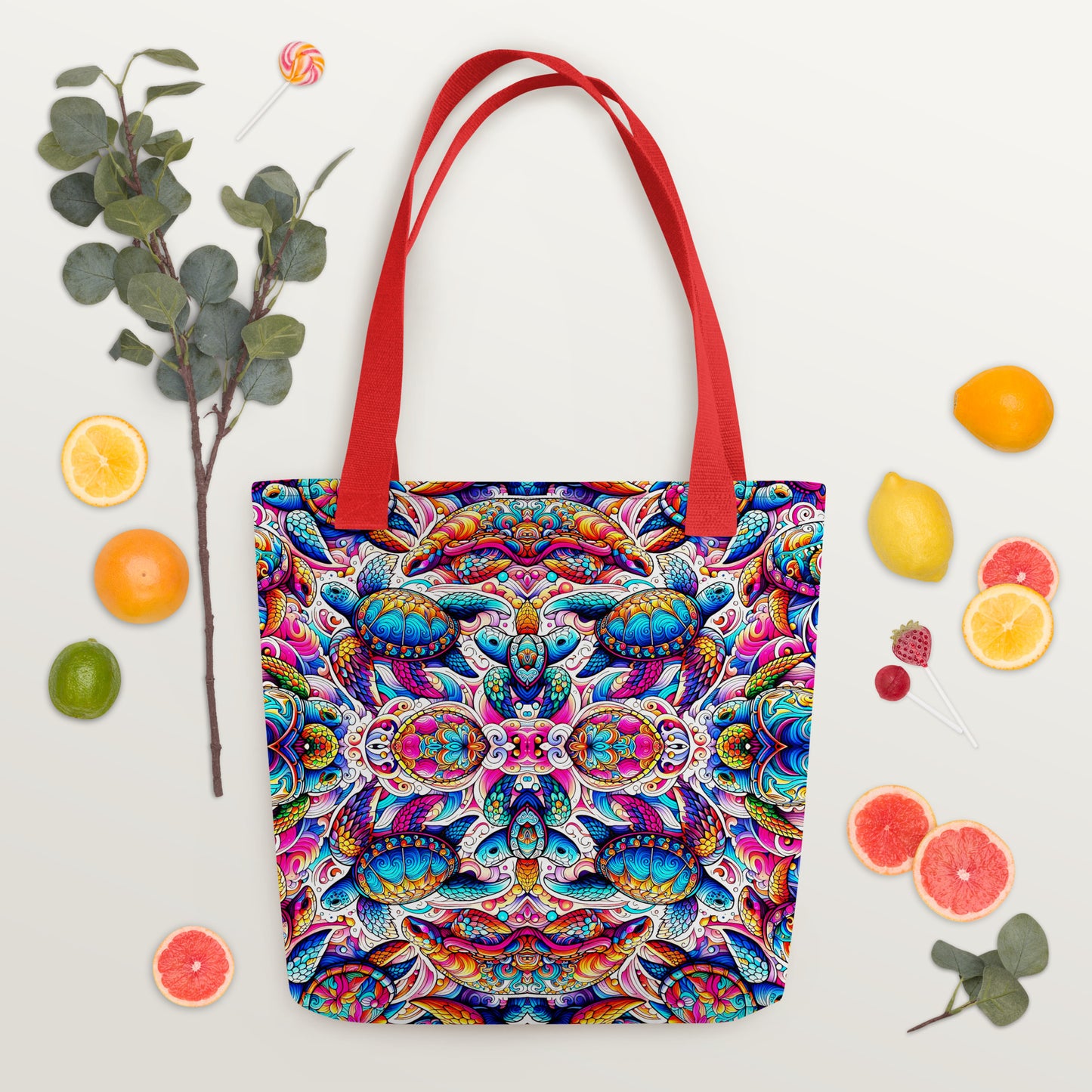 FLORIDA SEA TURTLE TOTE BAG - FL Sea Turtle Tote Bag