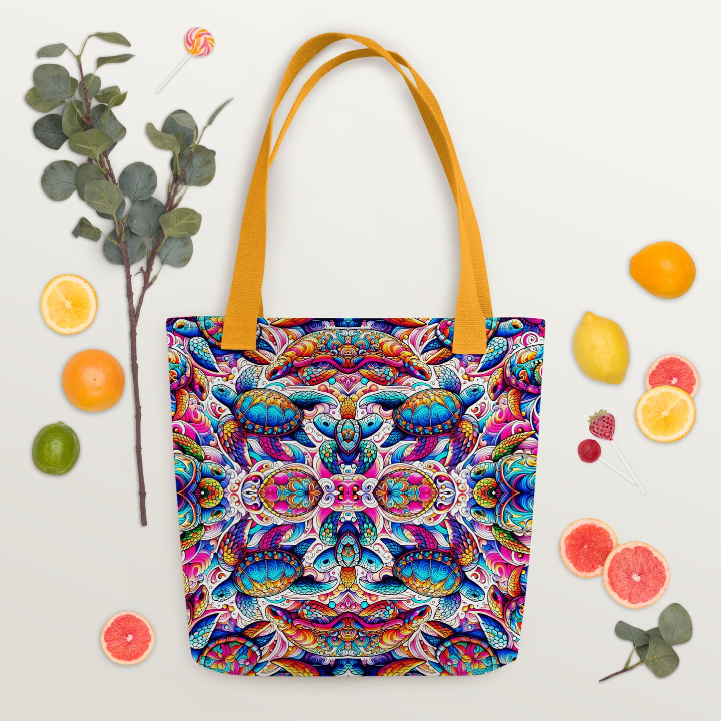 FLORIDA SEA TURTLE TOTE BAG - FL Sea Turtle Tote Bag