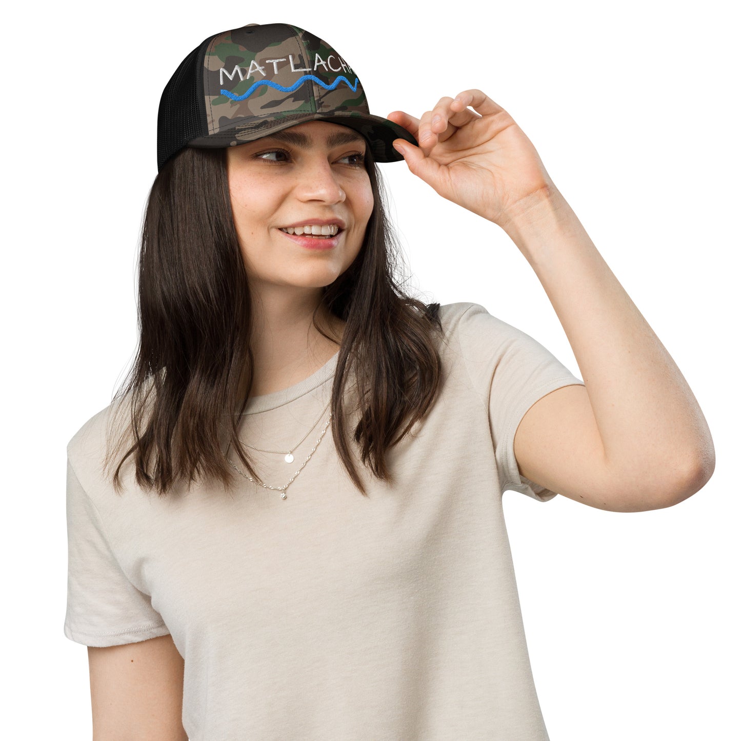 MATLACHA FLORIDA Camouflage Matlacha Florida trucker hat