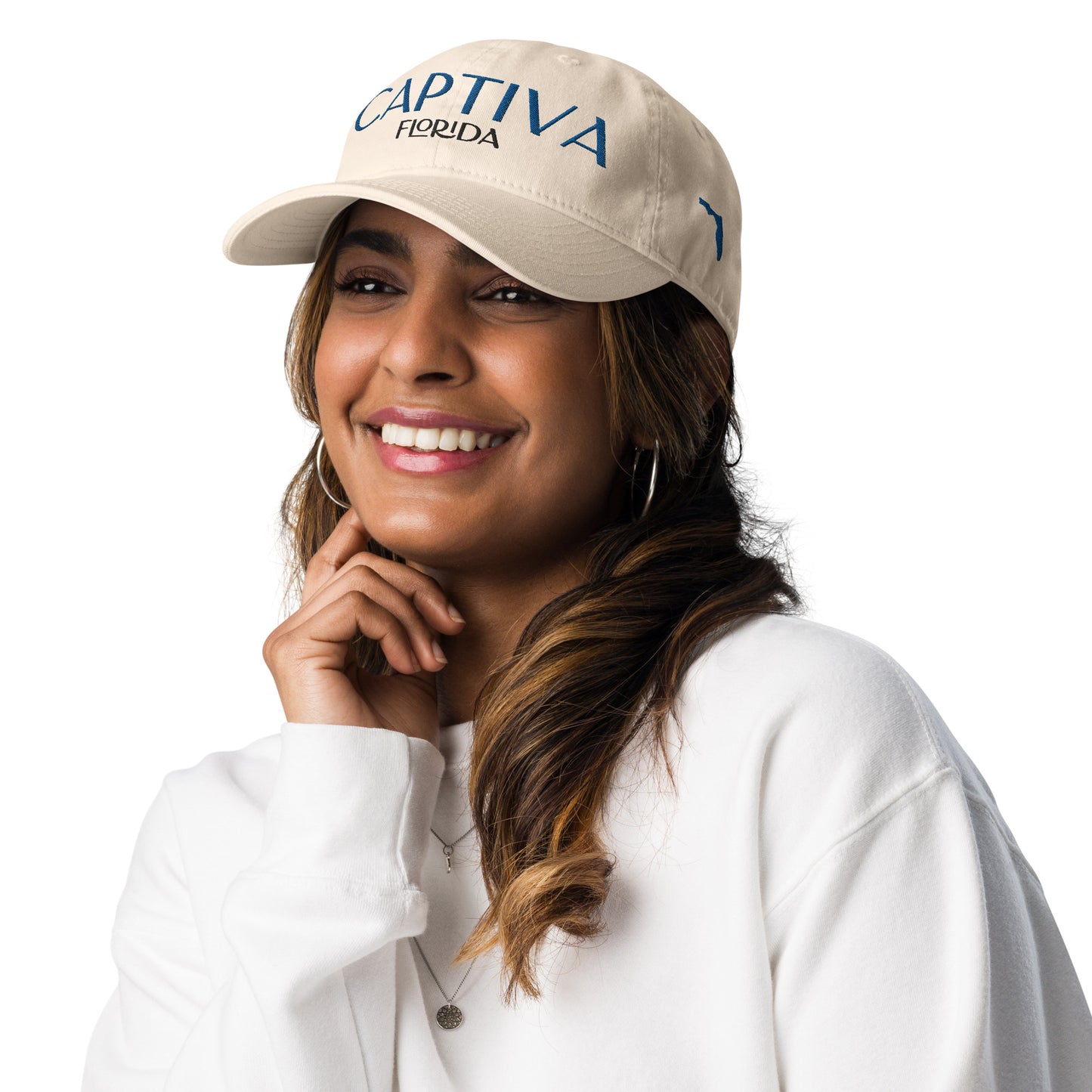 CAPTIVA FLORIDA DAD HAT - Custom Champion CAPTIVA Florida Hat