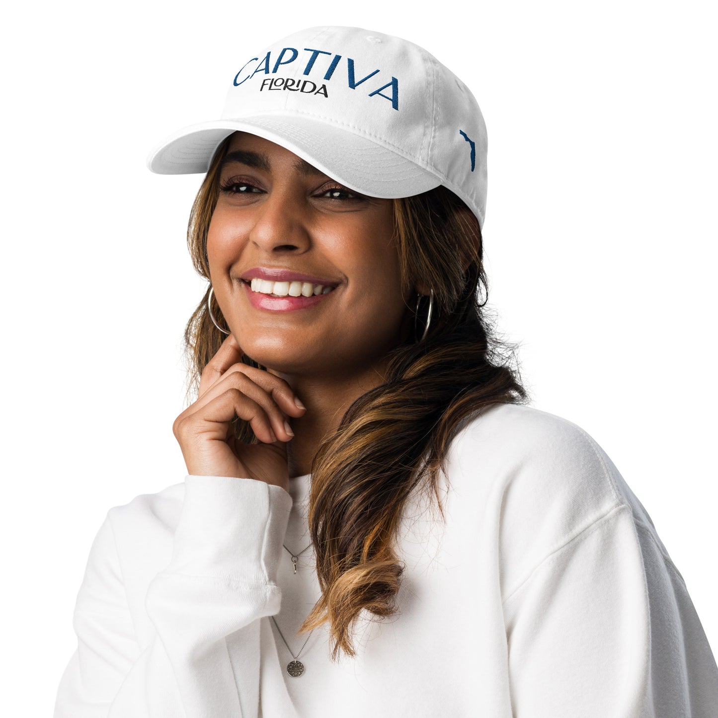 CAPTIVA FLORIDA DAD HAT - Custom Champion CAPTIVA Florida Hat