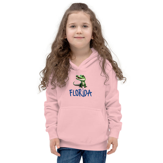 FLORIDA ALLIGATOR Kids Hoodie -  FLORIDA YOUTH HOODIE WITH ALLIGATOR