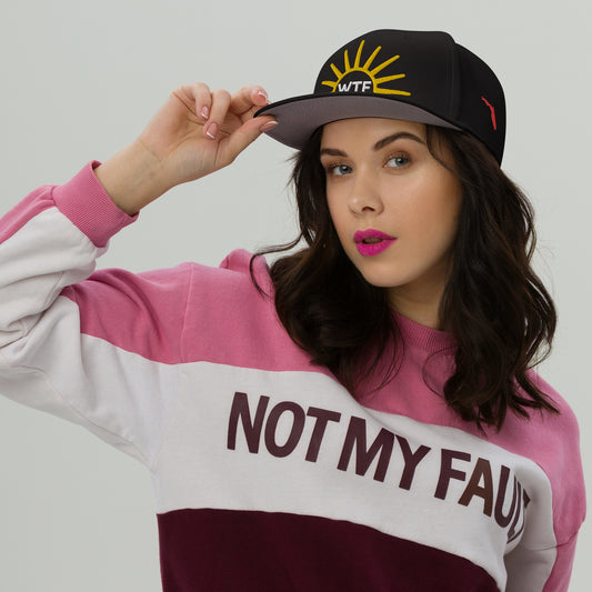 FLORIDA WTF Snapback Hat - Welcome to Florida Left Side FL Map