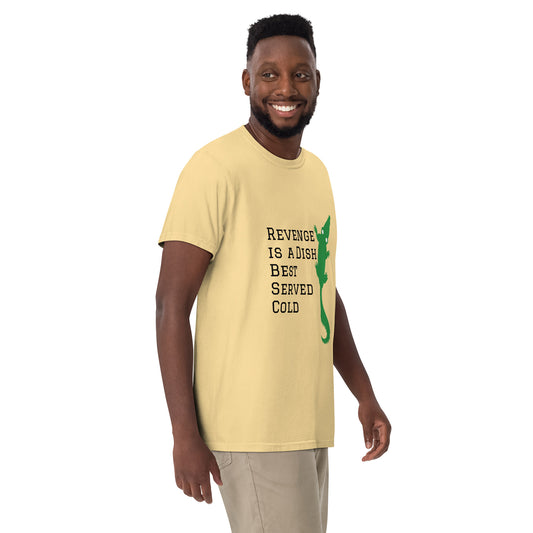 Revenge is a Dish Best Served Cold - Sayings and Quotes T-Shirt Alligator