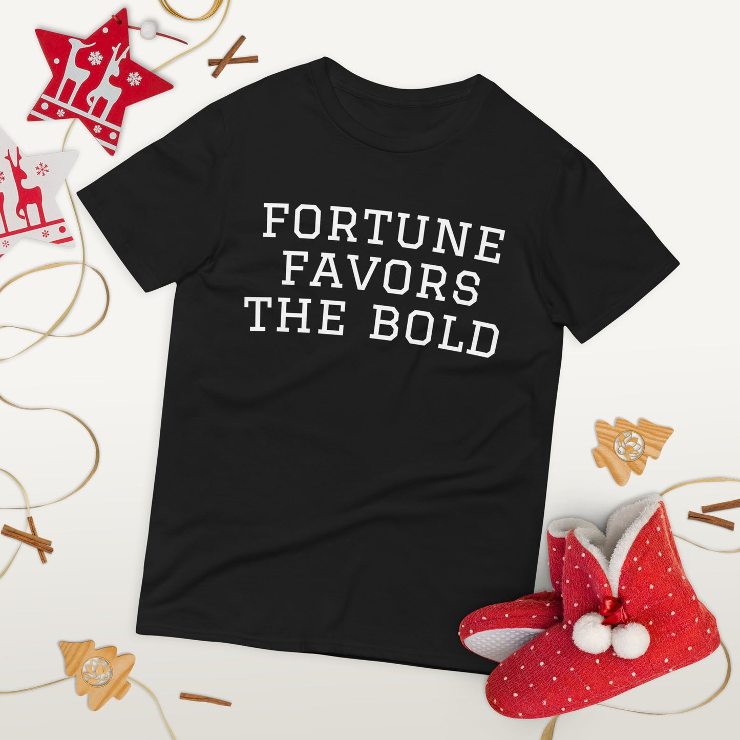 FORTUNE FAVORS THE BOLD T-SHIRT - FAMOUS SAYINGS TSHIRT - FLORIDA SHIRT