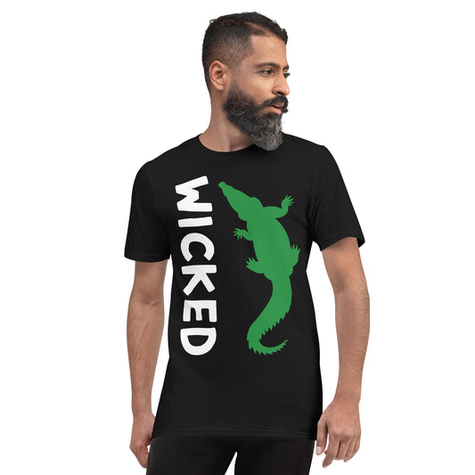 WICKED FLORIDA TSHIRT W/ FLORIDA ALLIGATOR - Florida Unisex Lightweight T-Shirt - Gildan 980
