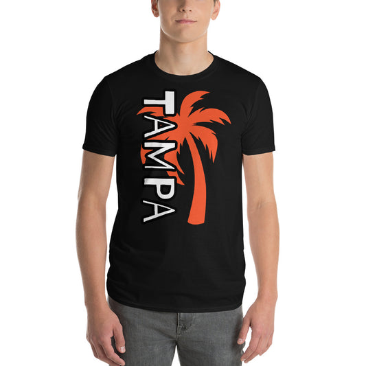 TAMPA Short-Sleeve Palm Tree T-Shirt - Tampa Florida Palm Tree T-Shirt - Tampa Shirt