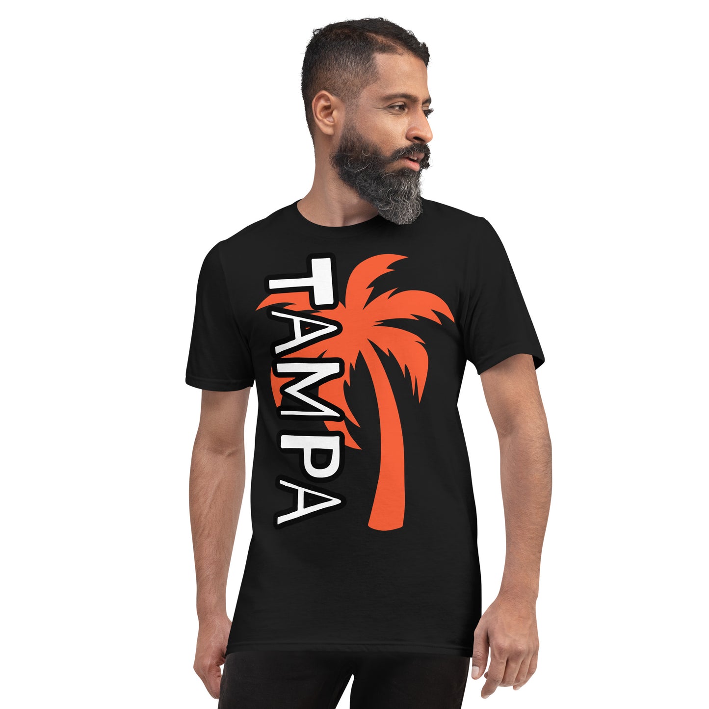 TAMPA Short-Sleeve Palm Tree T-Shirt - Tampa Florida Palm Tree T-Shirt - Tampa Shirt