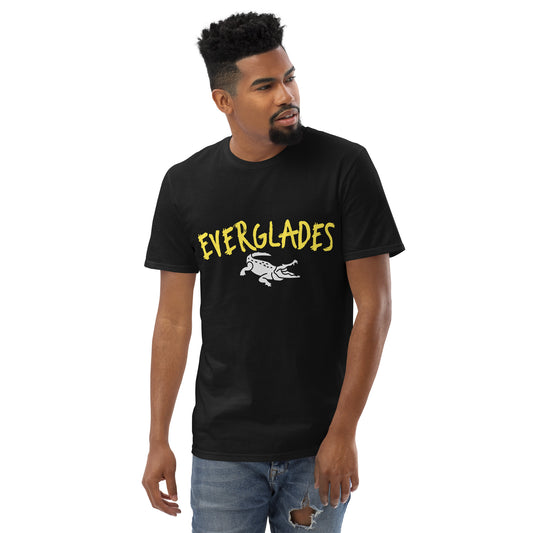 EVERGLADES ALLIGATOR T-SHIRT - Everglades Florida Unisex Lightweight T-Shirt - Gildan 980 V2