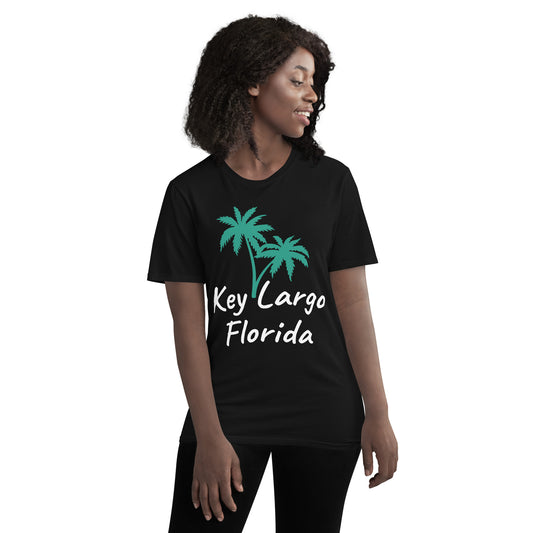 KEY LARGO FLORIDA T-SHIRT - Palm Tree Shirt Key Largo Florida V2