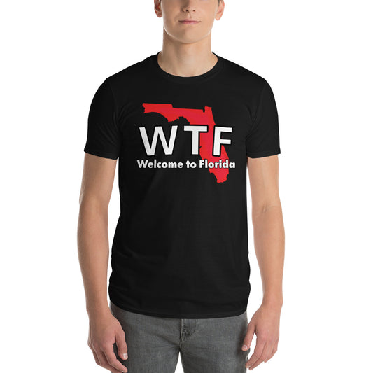 WELCOME TO FLORIDA T-Shirt - WTF Florida Shirt - Florida Map TSHIRT V2