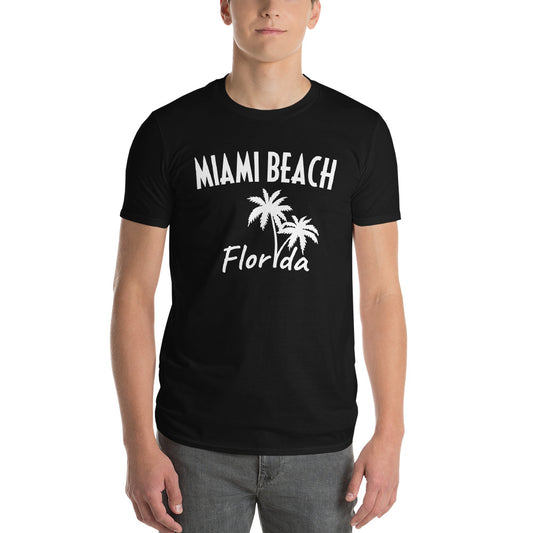 MIAMI BEACH FLORIDA T-SHIRT - Palm Tree Shirt Miami Beach Florida Shirts