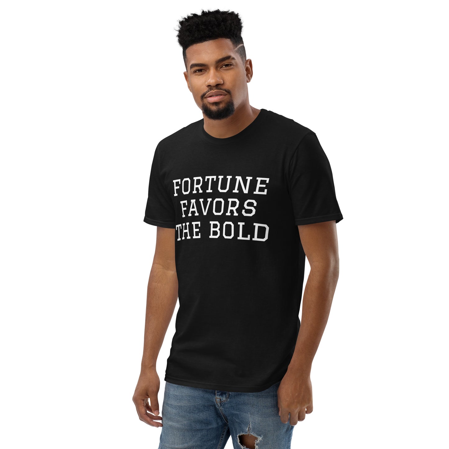 FORTUNE FAVORS THE BOLD T-SHIRT - FAMOUS SAYINGS TSHIRT - FLORIDA SHIRT