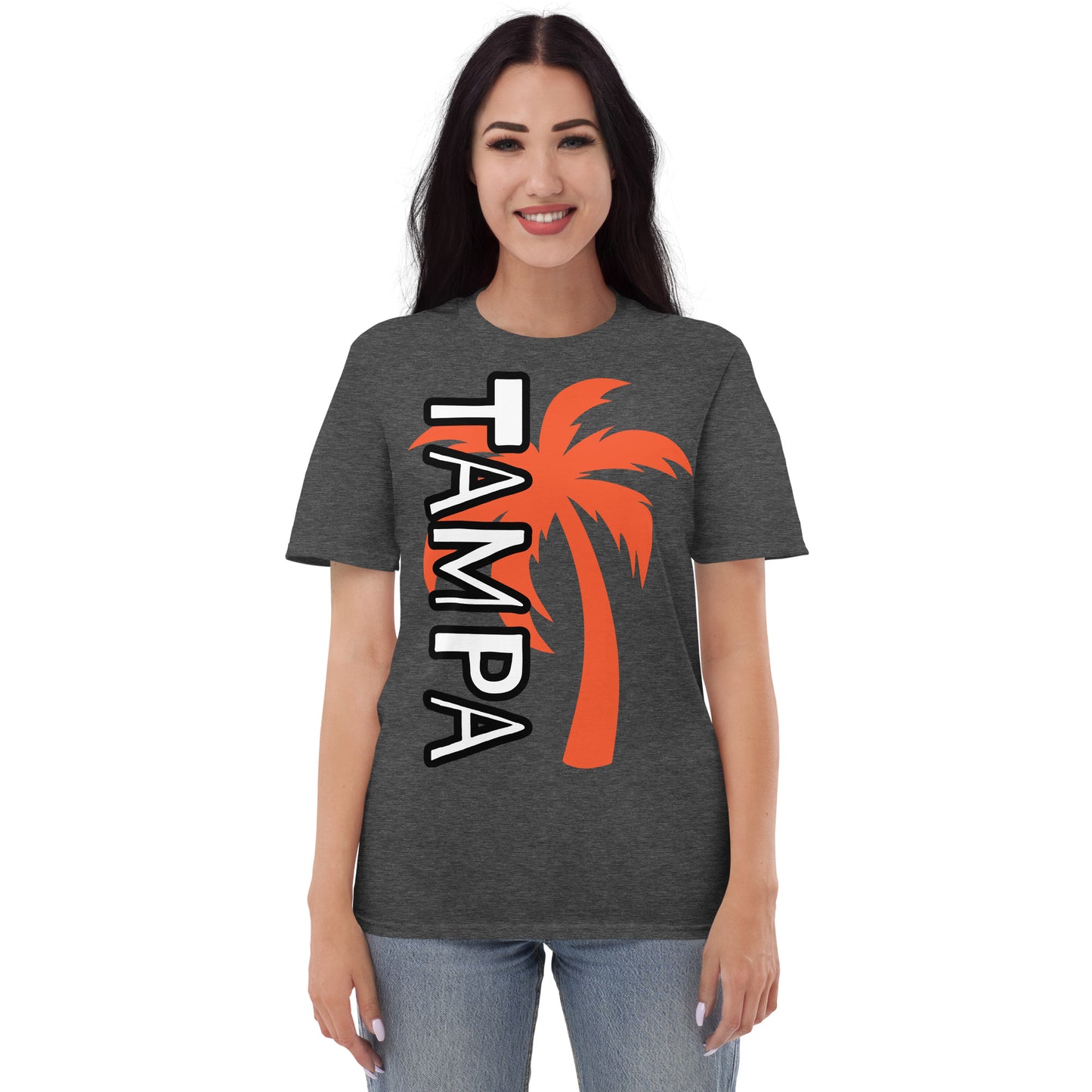 TAMPA Short-Sleeve Palm Tree T-Shirt - Tampa Florida Palm Tree T-Shirt - Tampa Shirt