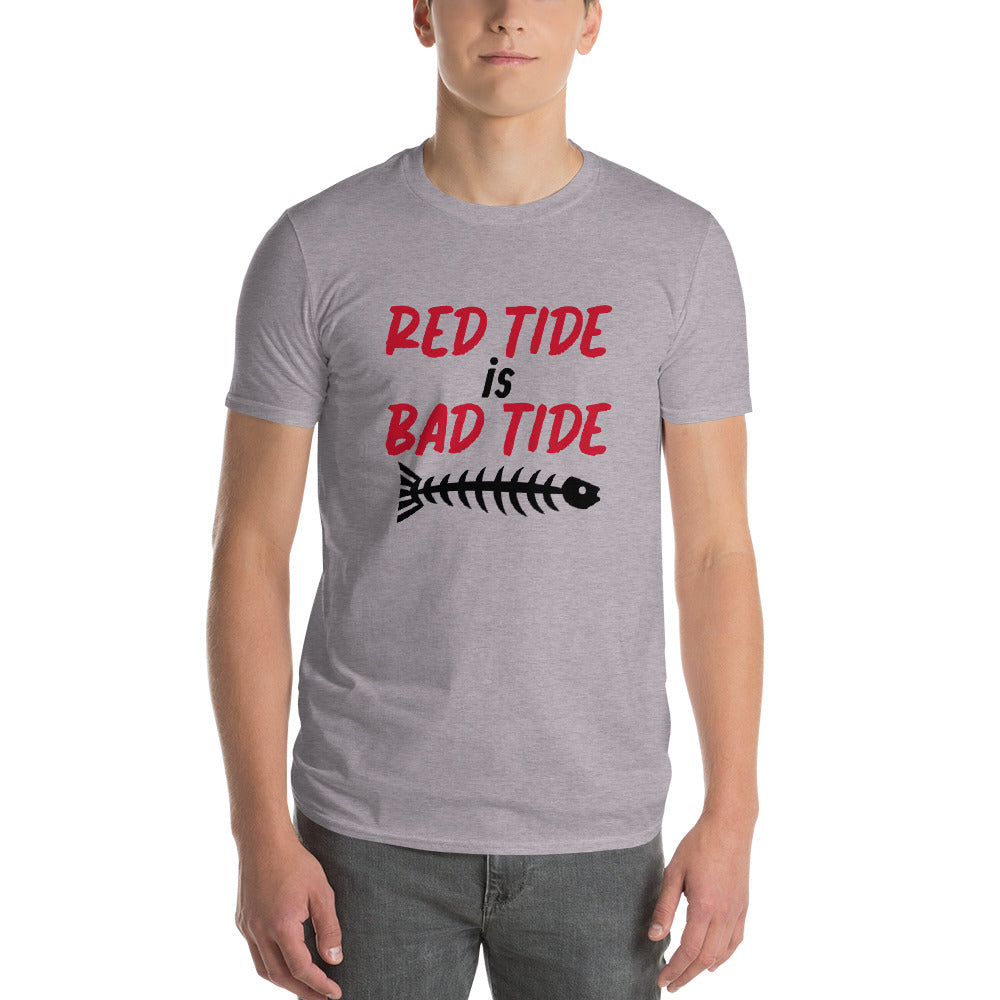 RED TIDE IS BAD TIDE T-SHIRT - Red Tide Florida Premium Lightweight T-Shirt