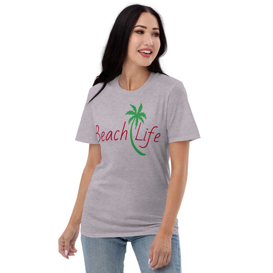 FLORIDA BEACH LIFE PALM TREE T-SHIRT - Florida Palm Tree Beach Life Shirt