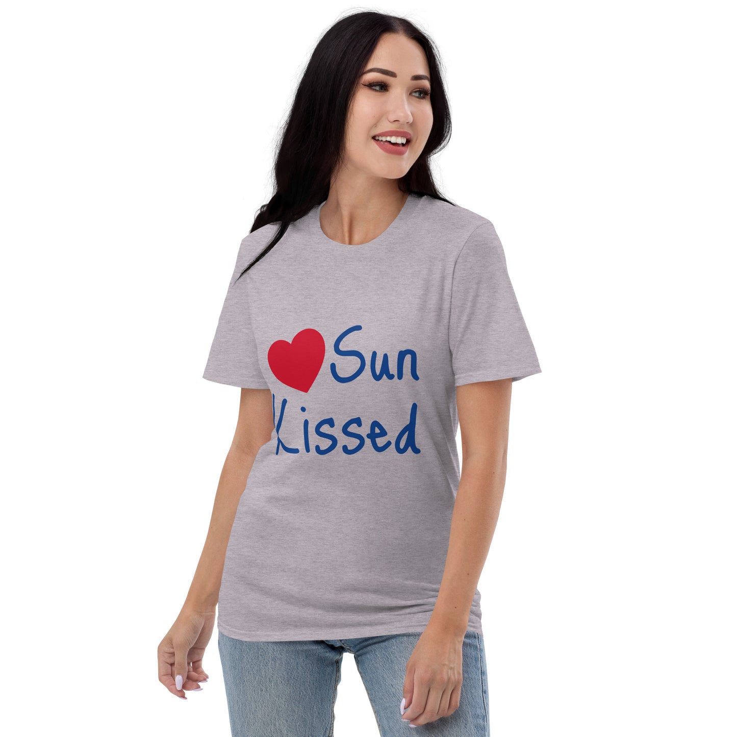 SUN KISSED FLORIDA Short-Sleeve T-Shirt - Sun Kissed Florida Shirt with Heart