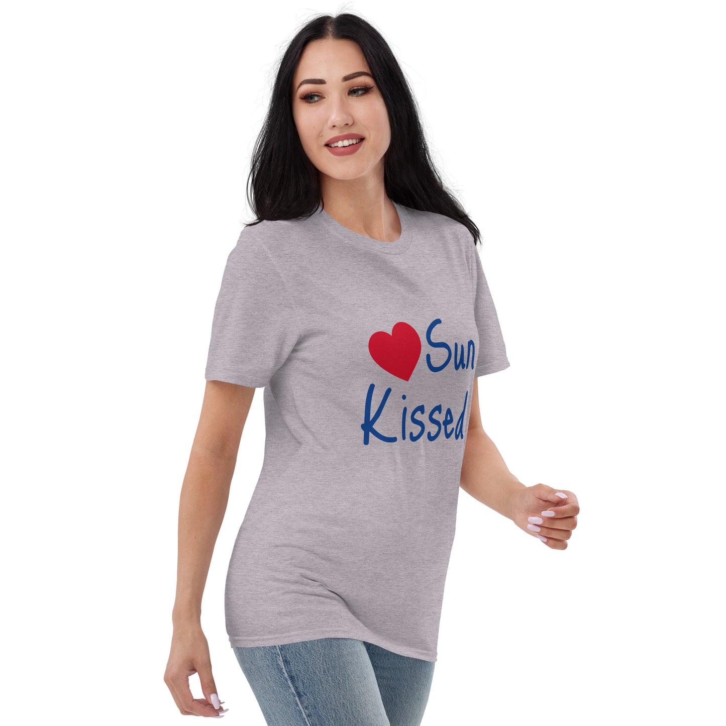 SUN KISSED FLORIDA Short-Sleeve T-Shirt - Sun Kissed Florida Shirt with Heart