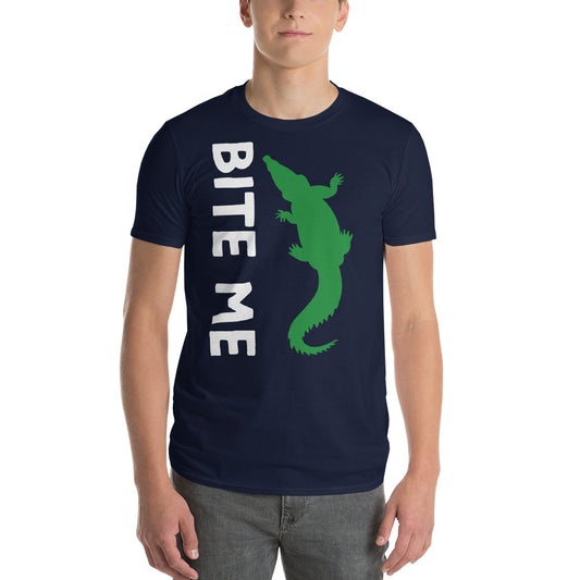BITE ME W/ ALLIGATOR - Florida Unisex Lightweight T-Shirt - Gildan 980