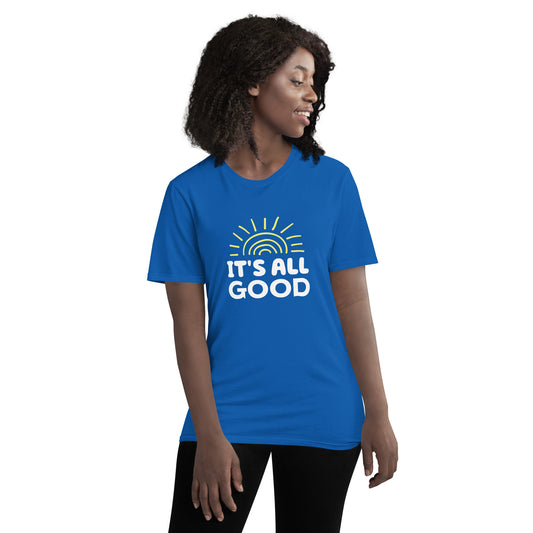 IT'S ALL GOOD TSHIRT W/ SUN - Florida Unisex Lightweight T-Shirt - Gildan 980