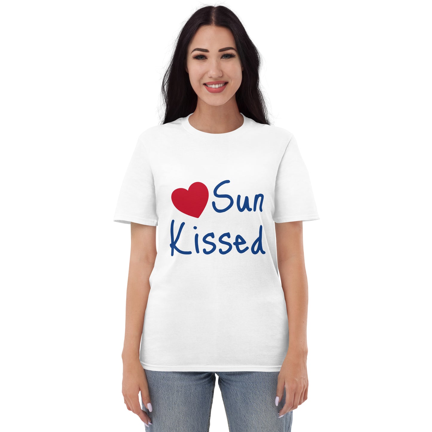 SUN KISSED FLORIDA Short-Sleeve T-Shirt - Sun Kissed Florida Shirt with Heart
