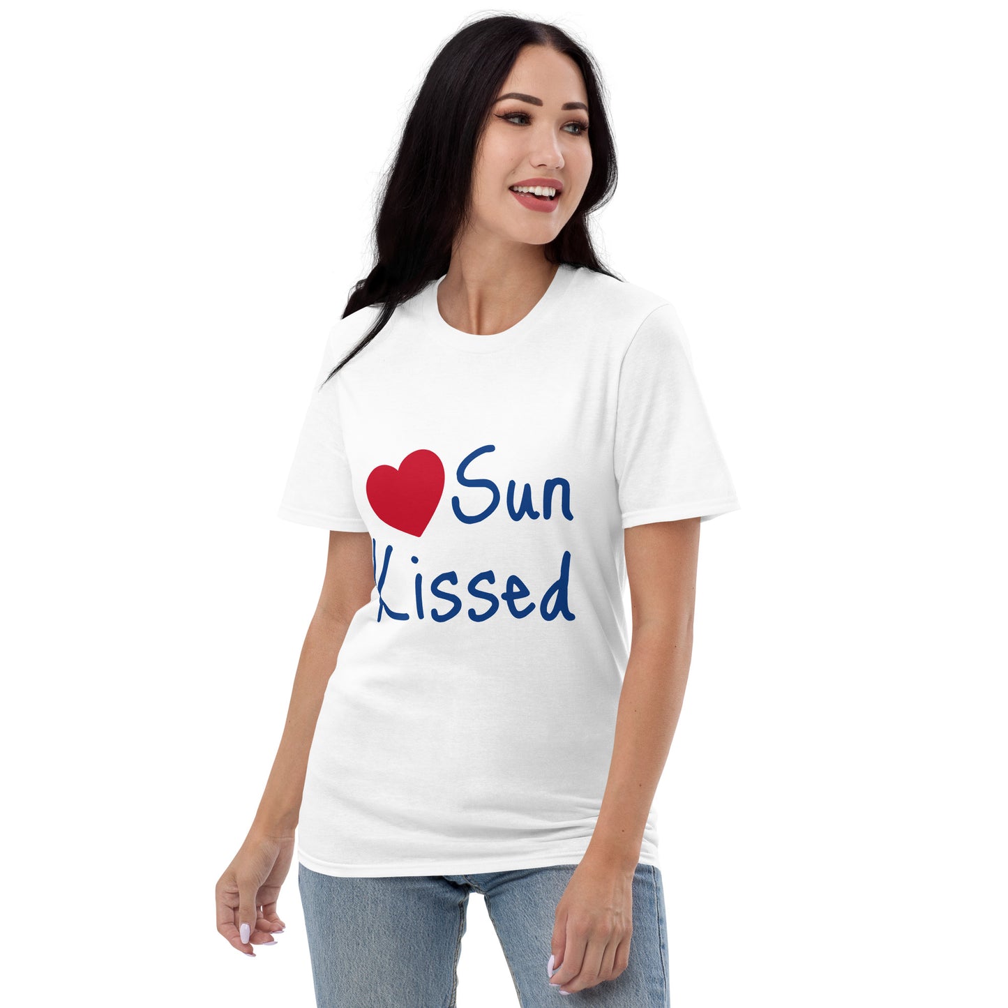 SUN KISSED FLORIDA Short-Sleeve T-Shirt - Sun Kissed Florida Shirt with Heart