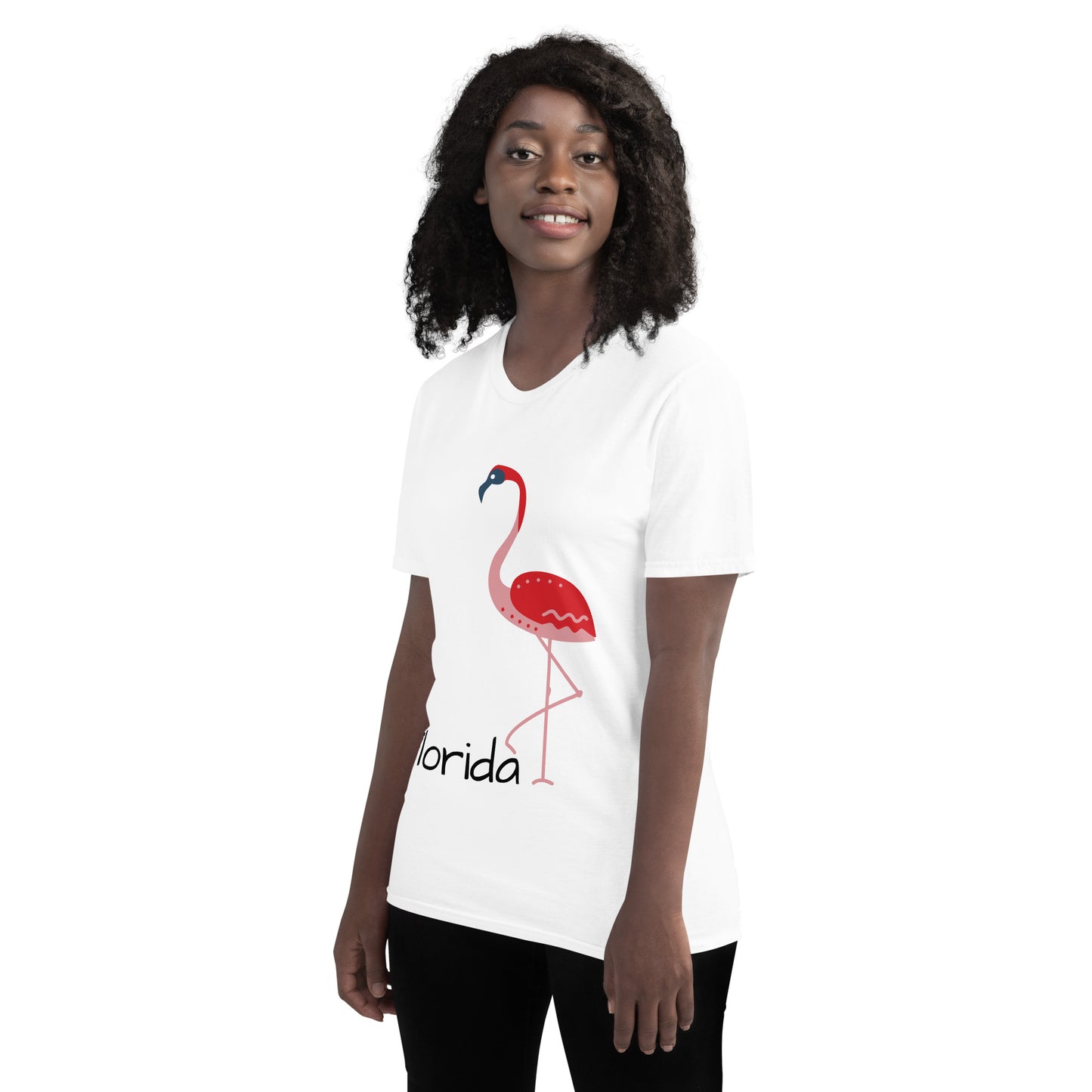 FLORIDA FLAMINGO T-SHIRT - WHITE Florida Flamingo Shirt