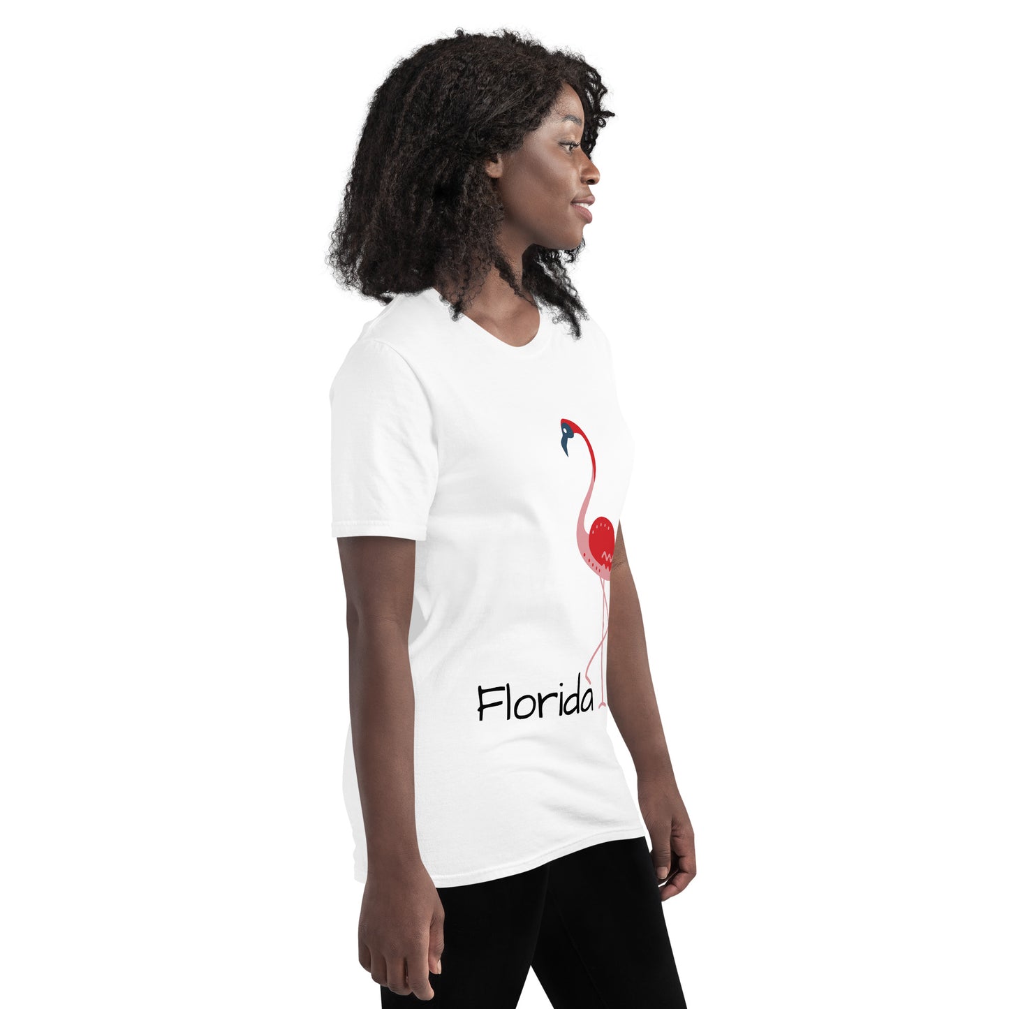 FLORIDA FLAMINGO T-SHIRT - WHITE Florida Flamingo Shirt