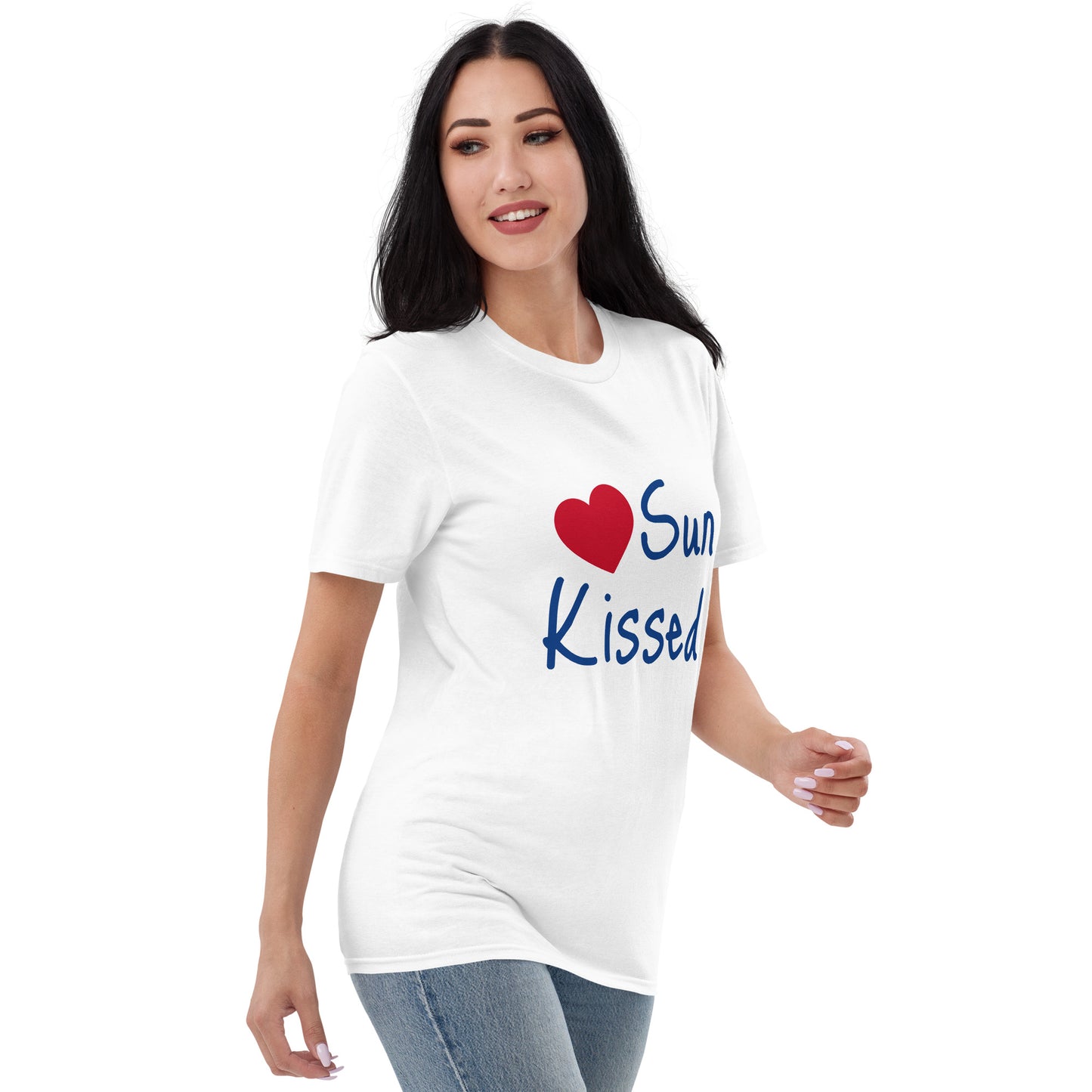 SUN KISSED FLORIDA Short-Sleeve T-Shirt - Sun Kissed Florida Shirt with Heart