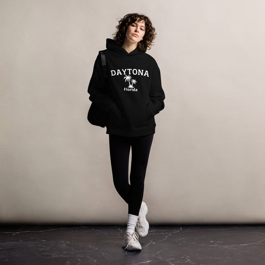 DAYTONA FLORIDA Unisex oversized hoodie - Daytona Florida Hoodie with Palm Trees