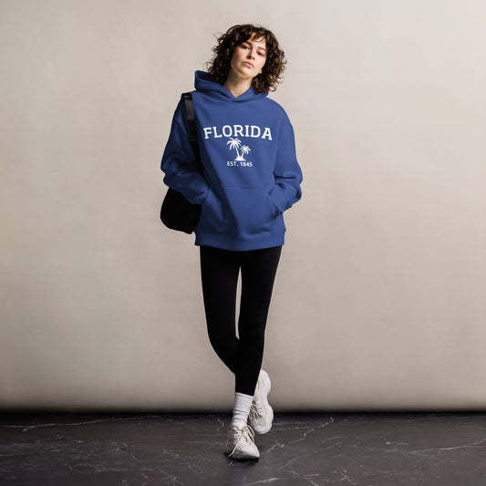 FLORIDA UNISEX OVERSIZED HOODIE - Florida Palm Tree Hoodie
