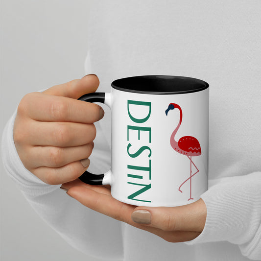 DESTIN FLORIDA FLAMINGO Mug - DESTIN Florida FLAMINGO Mugs
