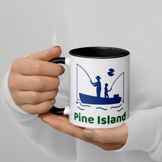 MATLACHA FLORIDA FISHERMAN Mug with Color Inside - Matlacha Florida FISHING Mugs