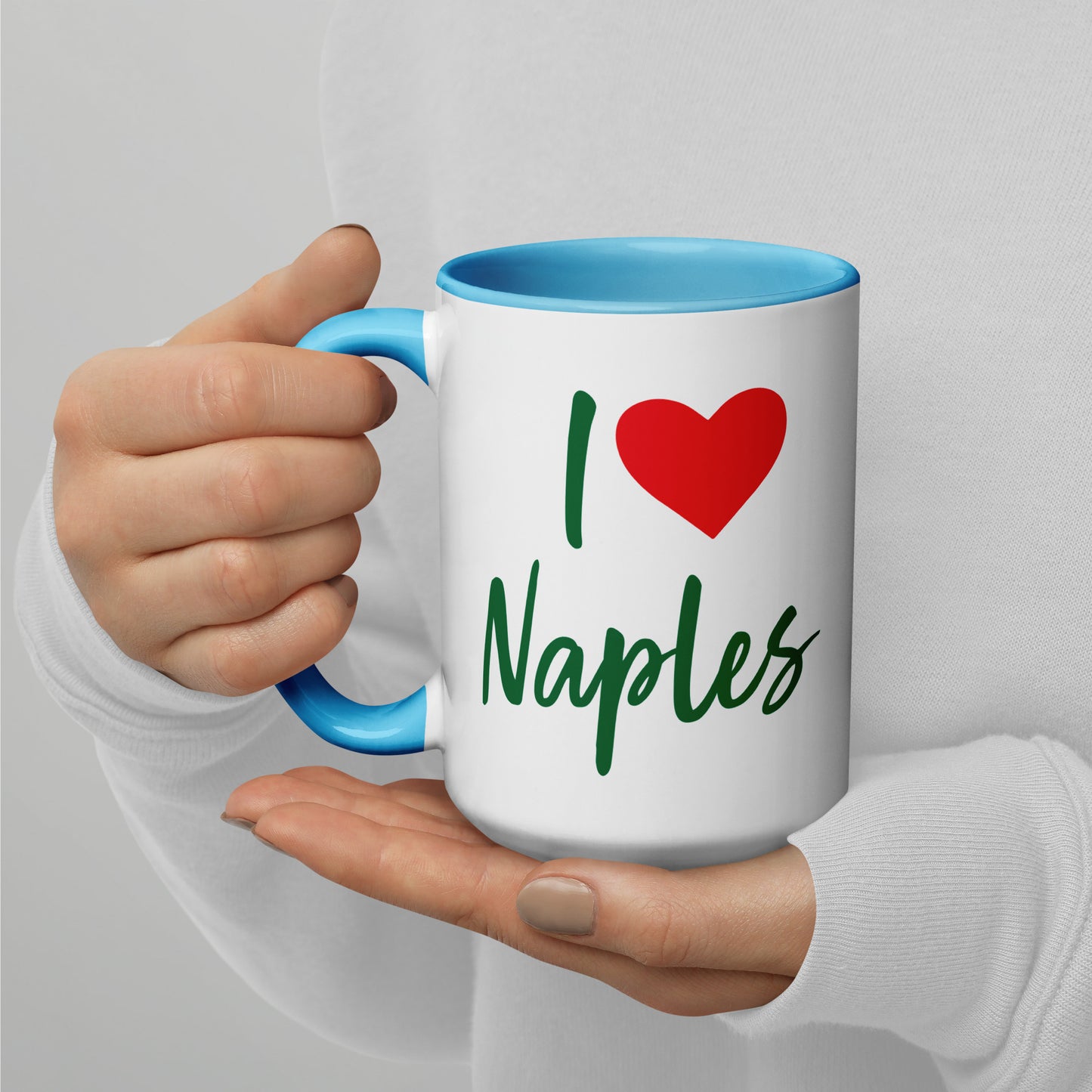 I LOVE NAPLES Florida Mug with Color Inside - I Love Naples Florida Mugs