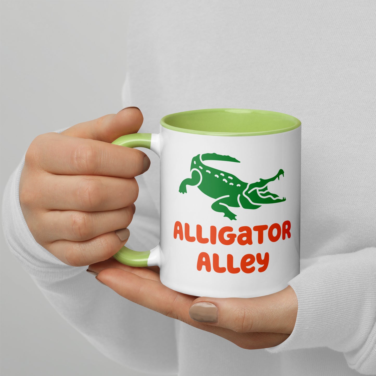 ALLIGATOR ALLEY EVERGLADES FLORIDA Mug - Alligator Alley Florida Alligator Mug