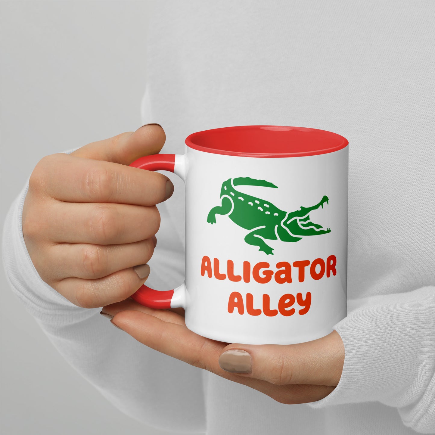 ALLIGATOR ALLEY EVERGLADES FLORIDA Mug - Alligator Alley Florida Alligator Mug
