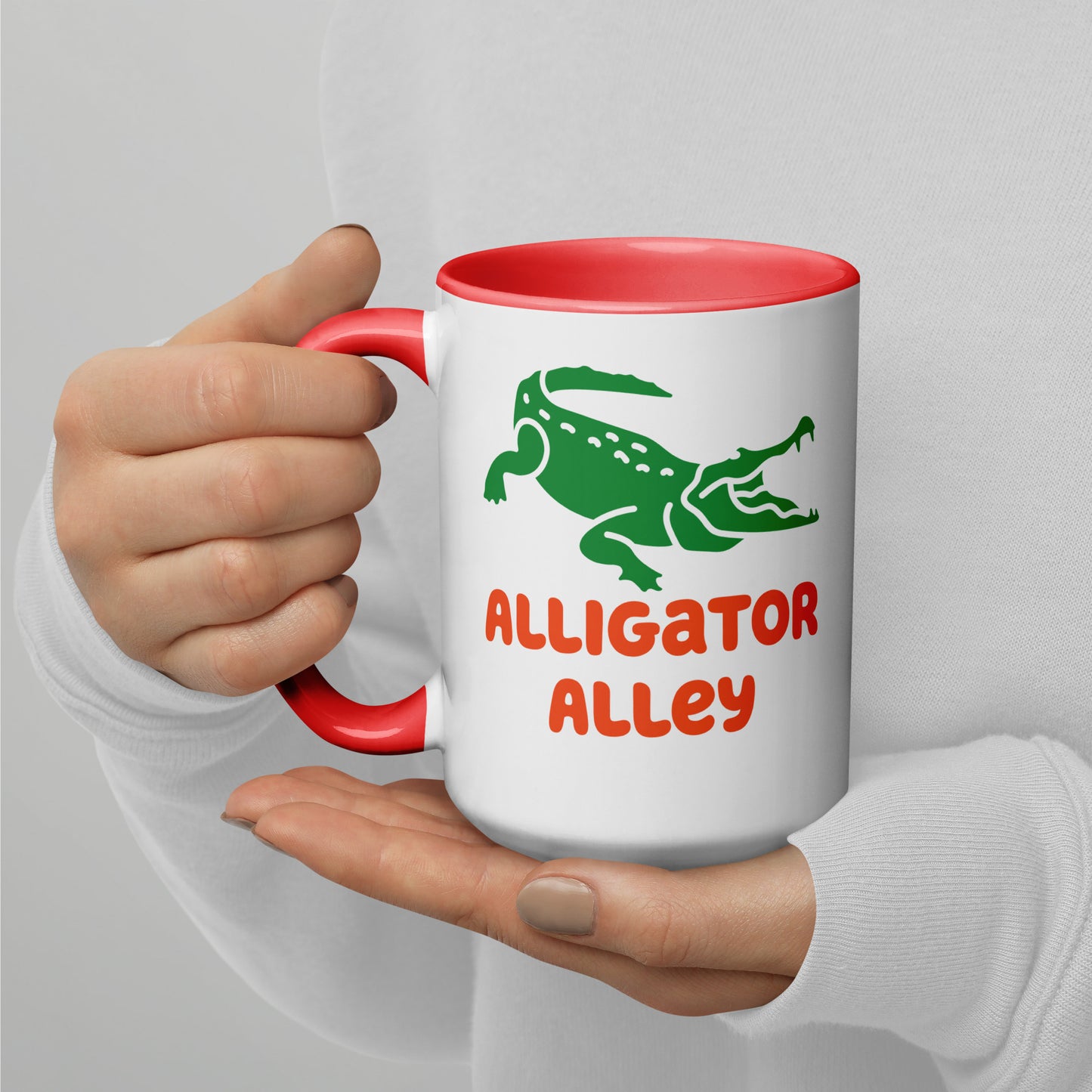 ALLIGATOR ALLEY EVERGLADES FLORIDA Mug - Alligator Alley Florida Alligator Mug