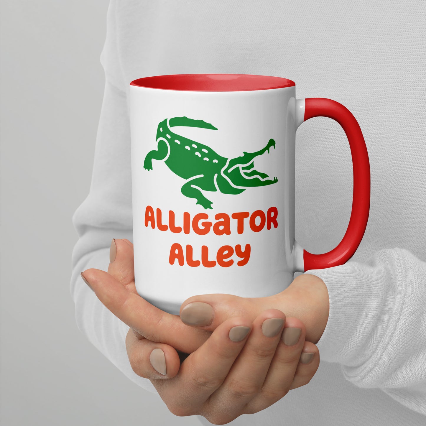 ALLIGATOR ALLEY EVERGLADES FLORIDA Mug - Alligator Alley Florida Alligator Mug