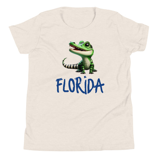 FLORIDA ALLIGATOR SHIRT - Youth Short Sleeve T-Shirt V2