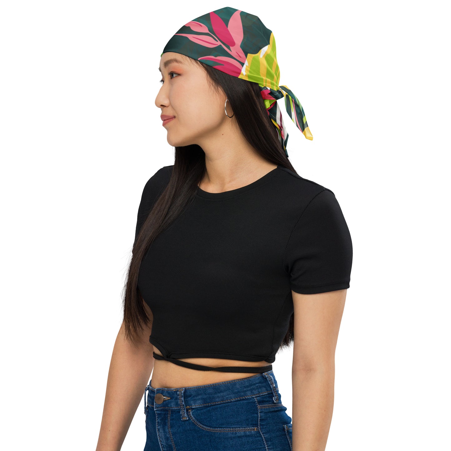Tropical Print Bandana