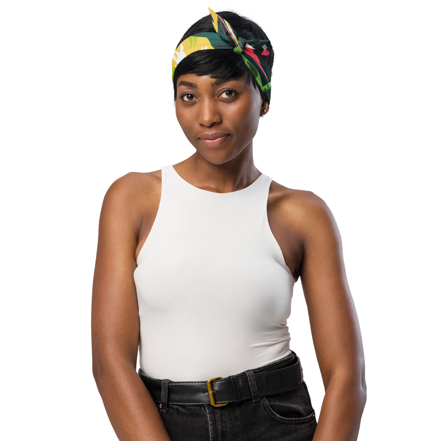 Tropical Print Bandana