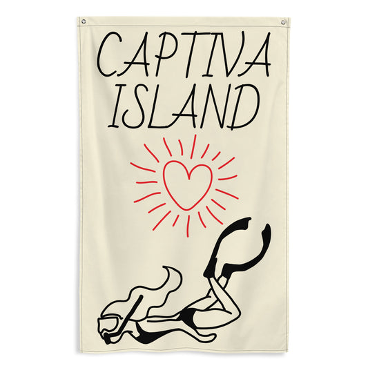 CAPTIVA ISLAND FLAG - CUSTOM FLORIDA INTERIOR DECOR