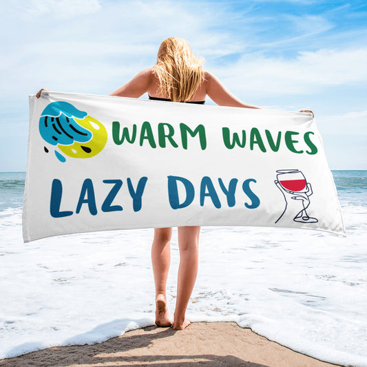 FLORIDA - WARM WAVES / LAZY DAYS BEACH Towel
