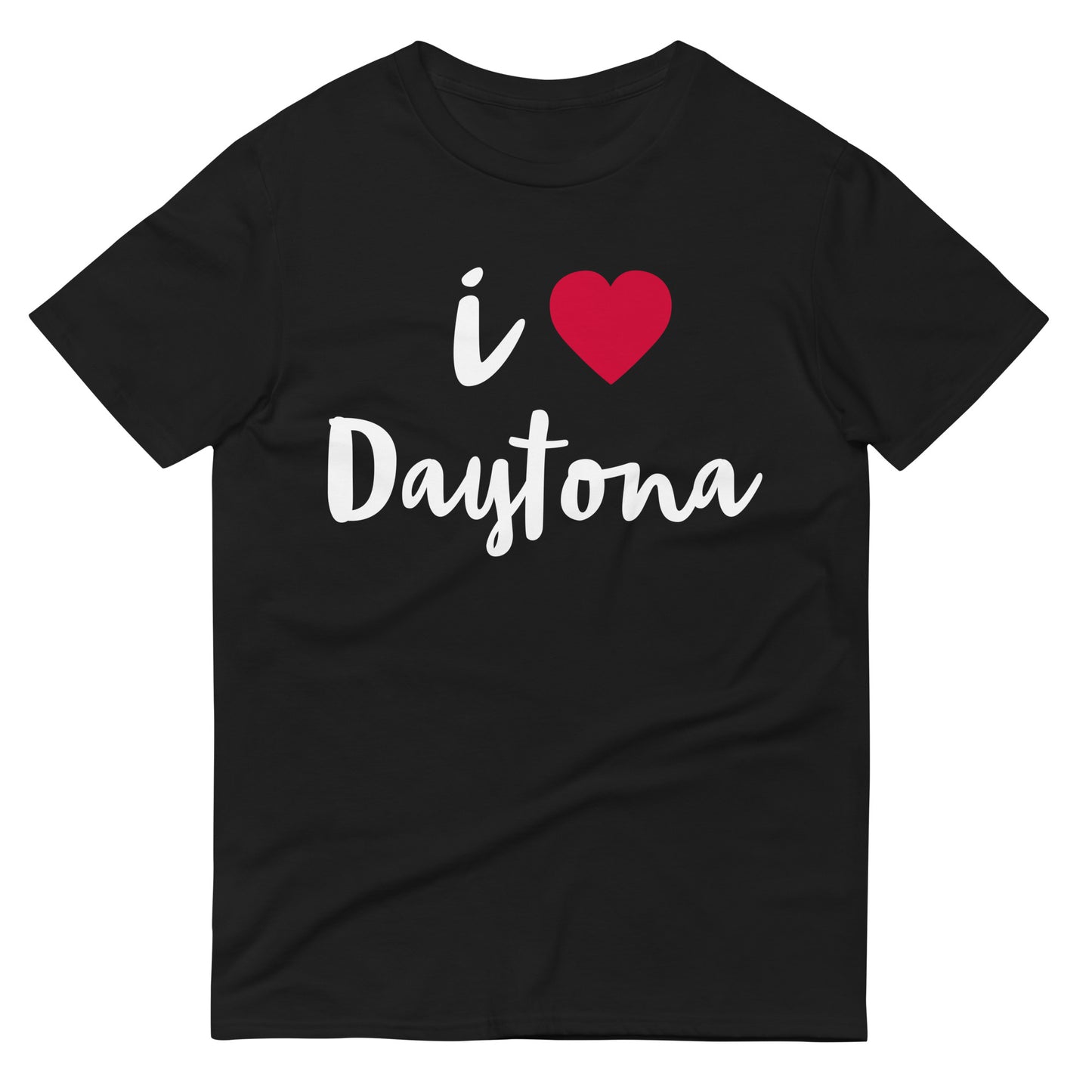 I LOVE DAYTONA W/ HEART - Short-Sleeve T-Shirt  - Unisex Lightweight T-Shirt | Gildan 980