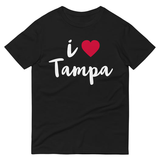 I LOVE TAMPA FLORIDA W/ HEART - Short-Sleeve T-Shirt  - Unisex Lightweight T-Shirt | Gildan 980