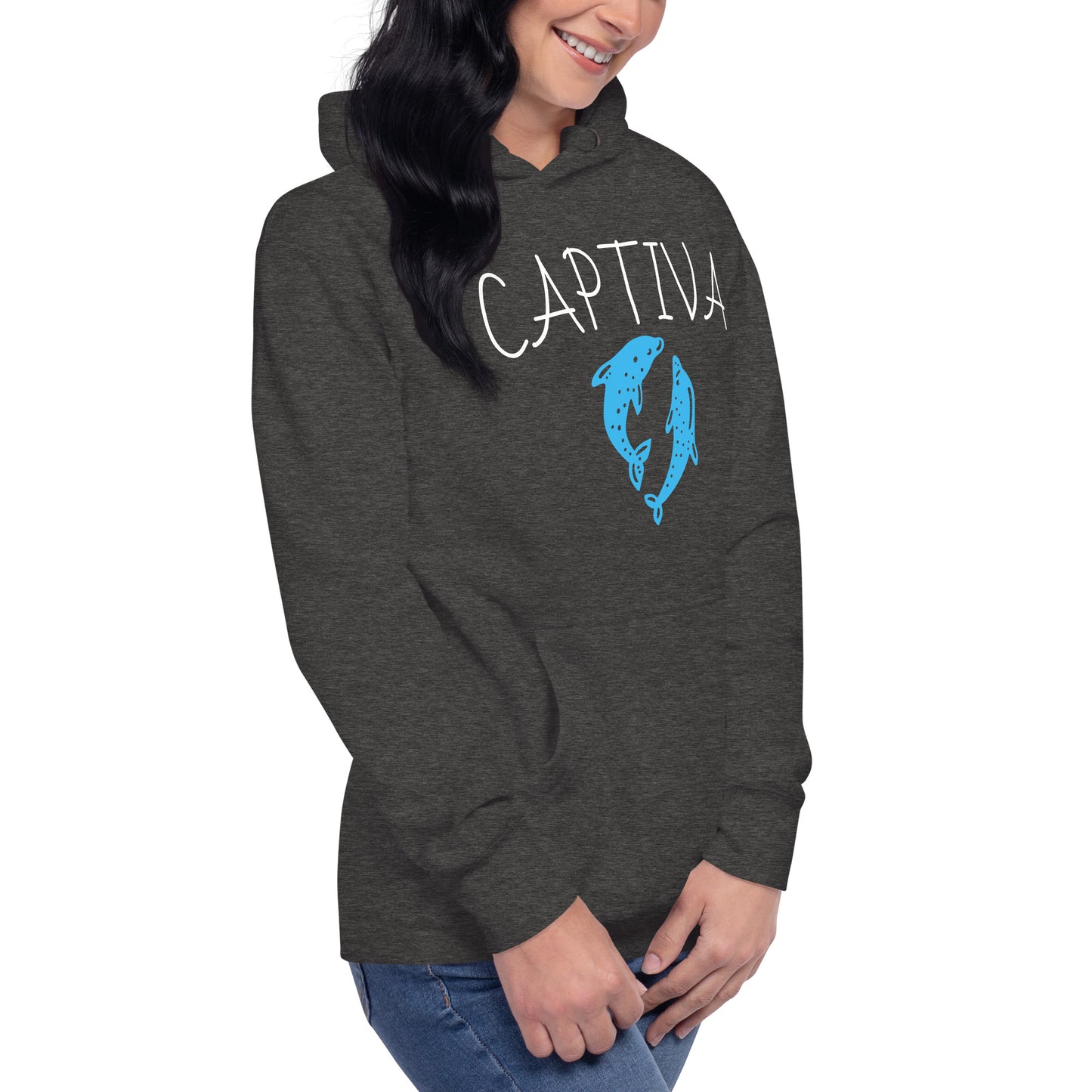 CAPTIVA ISLAND FLORIDA HOODIE W/ DOLPHINS - Unisex Premium Hoodie | Cotton Heritage M2580