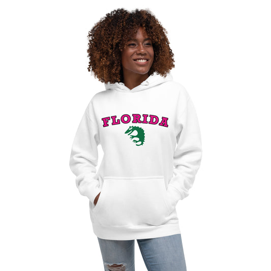FLORIDA HOODIE W/ ALLIGATOR - Unisex Premium Hoodie - Cotton Heritage M2580