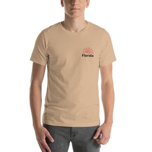 FLORIDA BEACH LIFE W/SEA TURTLE BACK - Unisex t-shirt