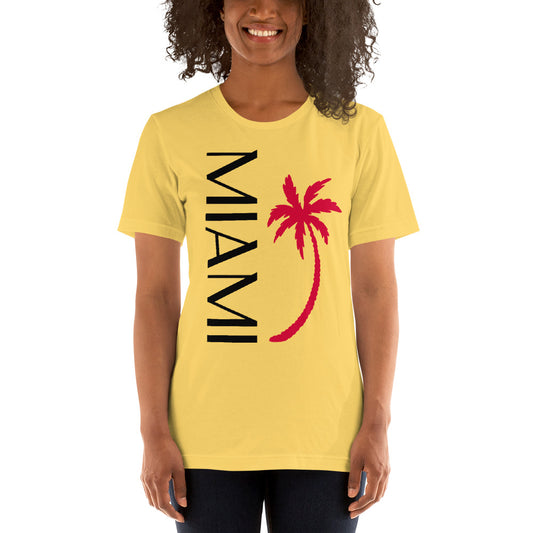 MIAMI W/ PALM TREE - Unisex t-shirt